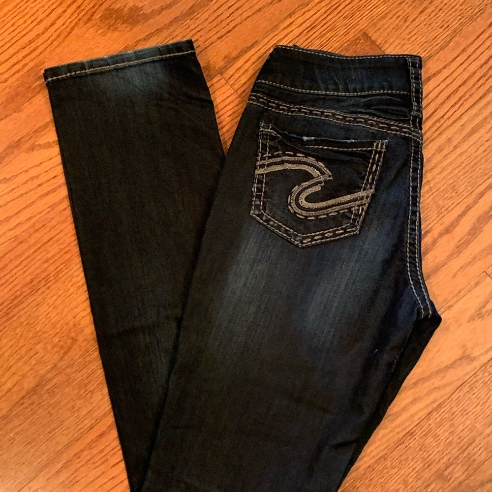 Silver Suki Baby Boot Slim Cut Jeans - Picture 3 of 7